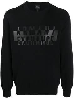 Armani Exchange джемпер с логотипом
