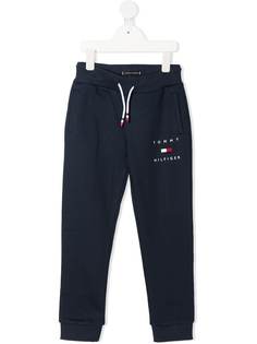 Tommy Hilfiger Junior спортивные брюки с кулиской и логотипом