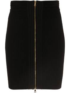 Balmain юбка мини на молнии