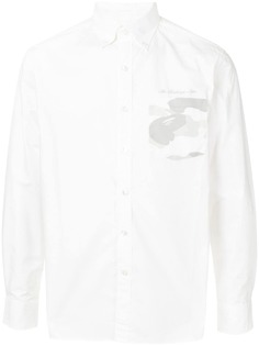 A BATHING APE® рубашка с камуфляжным принтом на кармане