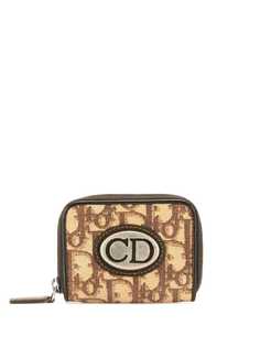 Christian Dior кошелек для монет pre-owned с узором Trotter CD