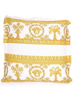 Versace Home подушка с принтом Medusa и узором Barocco