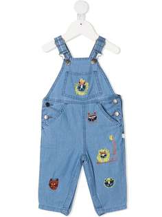 Stella McCartney Kids джинсовый комбинезон с вышивкой