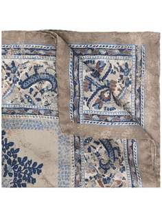 Canali платок-паше с цветочным принтом