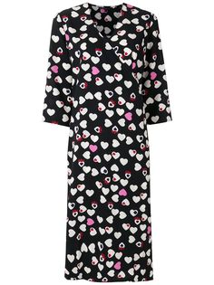 Armani Exchange платье с запахом и принтом