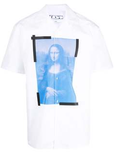 Off-White футболка с принтом Mona Lisa Arrows