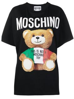 Moschino футболка с принтом Teddy Bear