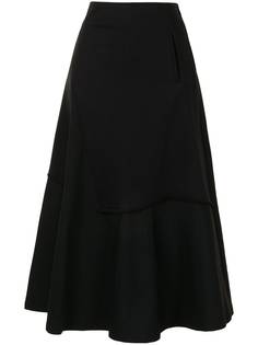 Ys юбка миди с завышенной талией Ys