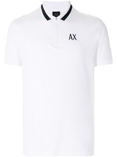 Armani Exchange рубашка поло с логотипом