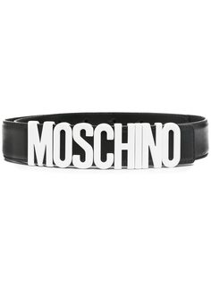 Moschino ремень с пряжкой-логотипом