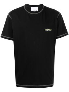 Koché футболка с круглым вырезом и логотипом