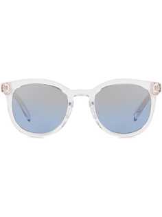 Dolce & Gabbana Eyewear солнцезащитные очки DNA в круглой оправе