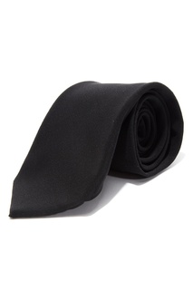 Черный галстук из шелка Gucci