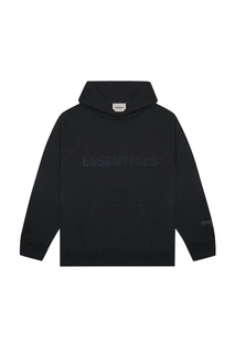 Худи FEAR OF GOD ESSENTIALS 3D Silicon Applique Pullover Hoodie Supreme