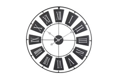 Часы настенные (garda decor) черный