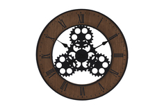 Часы настенные (garda decor) коричневый