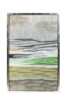 Панно настенное море (garda decor) серебристый 91x137x5 см.