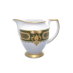 Молочник donna green gold (falkenporzellan) зеленый 11x6x9 см.