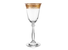Набор фужеров для шампанского анжела золото v-d (crystalex bohemia) прозрачный