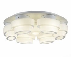 Люстра потолочная ovale (st luce) белый 18 см.