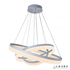 Подвесная люстра iledex around (iledex) белый 45 см.