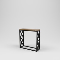 Консоль лофт (kovka object) коричневый 90.0x90.0x30.0 см.