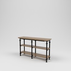 Консоль лофт (kovka object) коричневый 130.0x80.0x35.0 см.