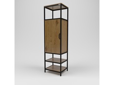 Шкаф лофт (kovka object) коричневый 60.0x210.0x50.0 см.