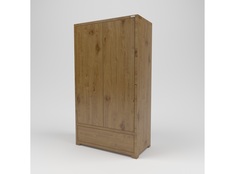 Шкаф лофт (kovka object) коричневый 110.0x200.0x55.0 см.