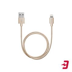 Кабель для iPod, iPhone, iPad Deppa MFI USB-Lightning, 1,2 м Gold (72188)