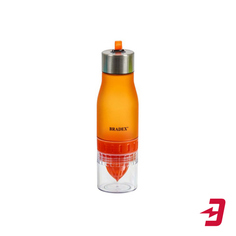Бутылка для воды Bradex SF 0519 с соковыжималкой, 0,6 л, оранжевая