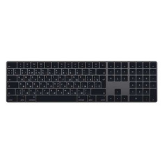 Клавиатура Apple Magic Keyboard, USB, беспроводная, темно-серый [mrmh2rs/a]