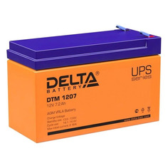 Аккумуляторная батарея для ИБП Delta DTM 1207 12В, 7.2Ач Дельта