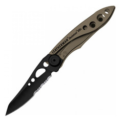 Складной нож Leatherman Skeletool Kbx Coyote, бежевый / черный, коробка картонная [832615]