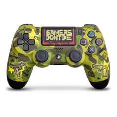 Геймпад Беспроводной Rainbo Dualshock 4 Гангстер, для PlayStation 4, камуфляж Noname