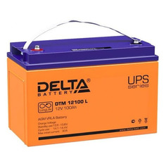 Аккумуляторная батарея для ИБП Delta DTM 12100 L 12В, 100Ач Дельта