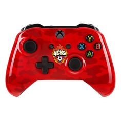 Геймпад Беспроводной Rainbo ФК ЦСКА Красно-армейский, для Xbox One, красный [00000036617] Noname
