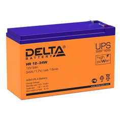 Аккумуляторная батарея для ИБП Delta HR 12-34 W 12В, 9Ач Дельта