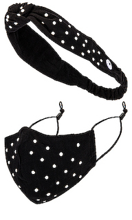 Набор из маски для лица и обруча pearl - Lele Sadoughi