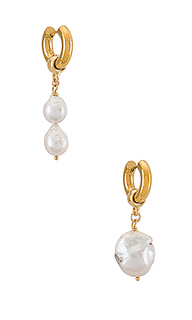 Серьги mismatched baroque - joolz by Martha Calvo