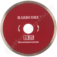Отрезной алмазный диск по керамике Hardcore