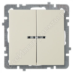 Двухклавишный выключатель Nilson