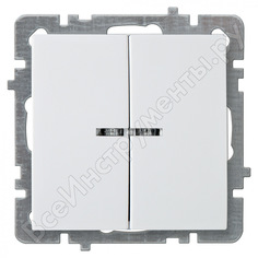 Двухклавишный выключатель Nilson