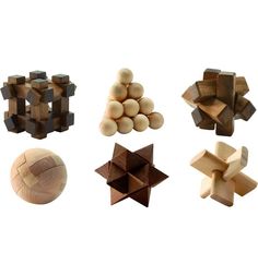 Набор игрушек Djeco Деревянные головоломки