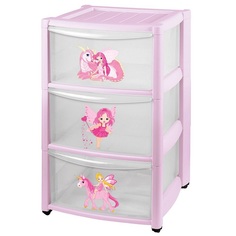 Комод Бытпласт на колесах