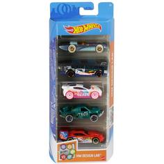 Подарочный набор из 5 машин Hot Wheels Design Lab