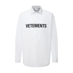 Хлопковая рубашка VETEMENTS