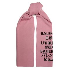 Шерстяной шарф Balenciaga