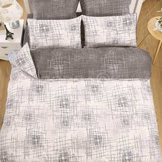 Постельное белье Cleo Рure Cotton полутораспальное поплин (простыня 150х220 см, 2 наволочки 70х70 см, пододеяльник 145х215 см) 15/156-PC