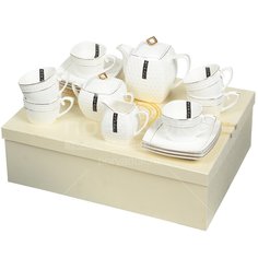 Сервиз чайный из керамики, 15 предметов, в подарочной упаковке Снежная королева СРТ0115-А